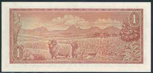 South African Reserve Bank R1 Bank Note Signed by De Jongh in good condition