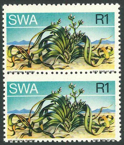 SWA 1973 Succulents Definitive R1 pair with Variety (**)