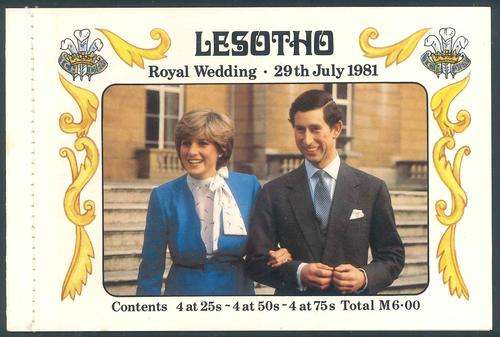 Lesotho 1981 Royal Wedding Booklet