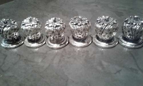 Set of 6 antique card holders
