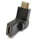 HDMI Male To Female Adapter 360 Degree Swivel Rotating Converter M/F Angle