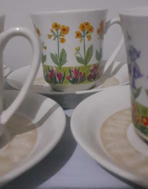 Vintage ESPRESSO Villeroy and Boch Luxemburg 4 x Duo espresso cups