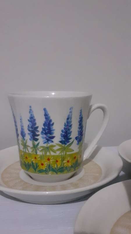 Vintage ESPRESSO Villeroy and Boch Luxemburg 4 x Duo espresso cups