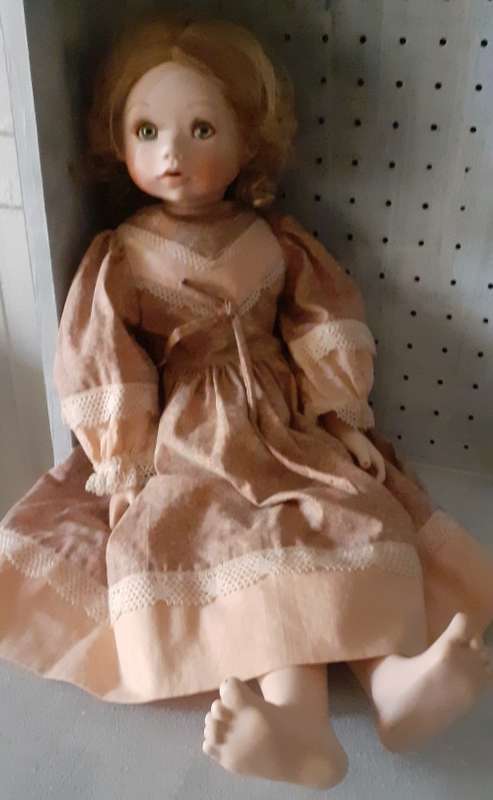 Absolutely Beautiful Large Porcelain doll (Byron Molds)