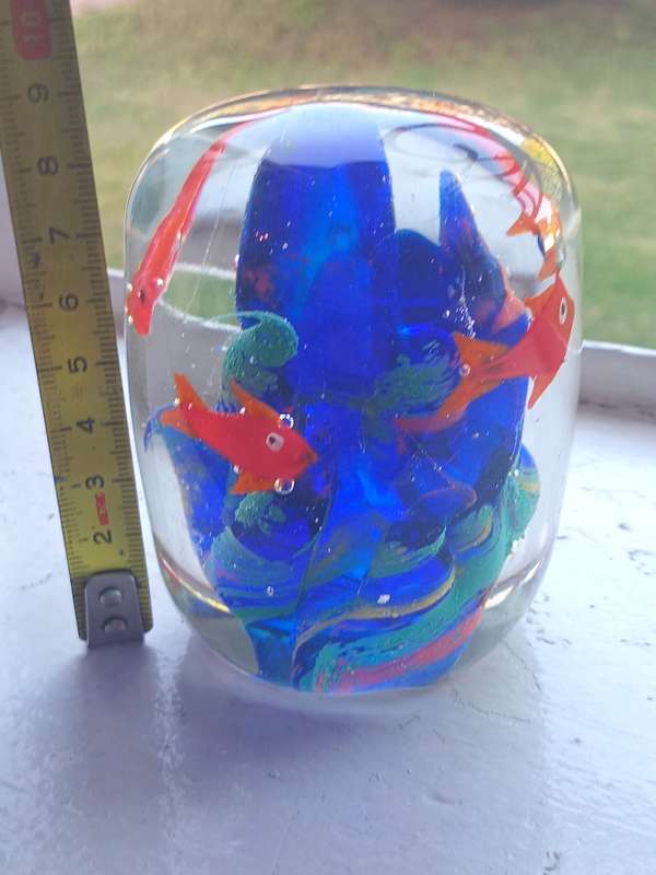 Murano Fish Aquarium Magnificent Glass Art