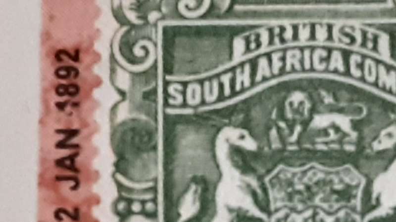 RHODESIA-1966,RHOPEX MINIATURE SHEET,C71a(Var) 4892 instead of 1892