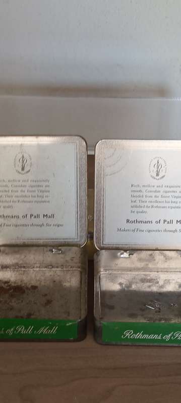 Small collection of Vintage cigarette tins