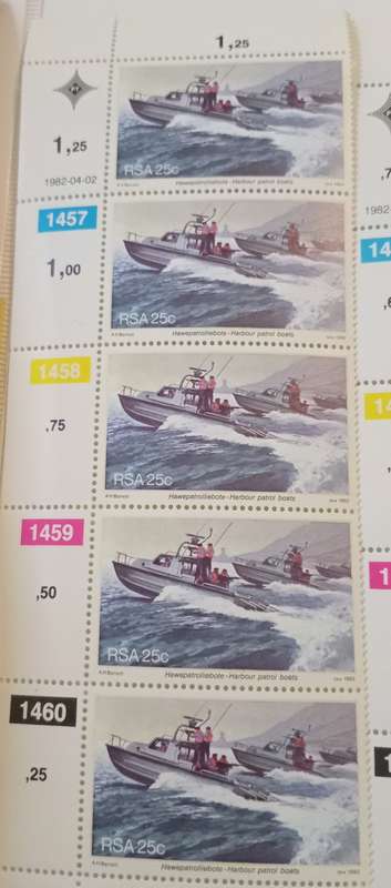 RSA-1982 4 x Control Blocks Simonstown Navy MNH