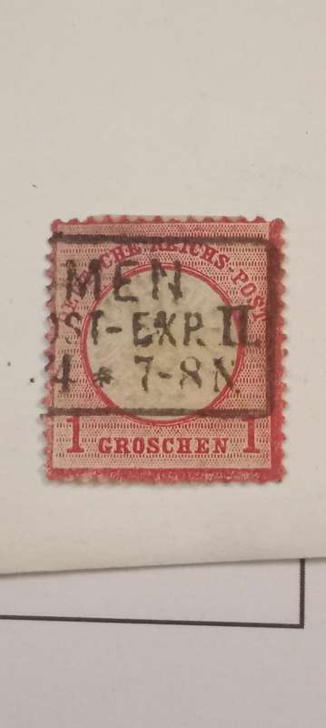 Germany 1872 Deutsches Reich Brustschild Shield 1 Groschen 1872 Mi. 19