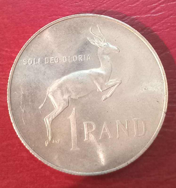 SA 1967 R1 Silver Coin(Suid-Afrika)