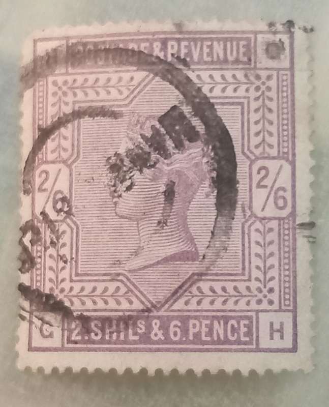 GB QV 1883 2s6d lilac (GH) SG 178 High CV