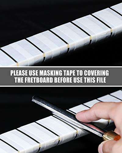 BAROQUE FRET CROWNING FILES DIAMOND, GUITAR FRET CROWN DRESSING FILE, FRET REPAIRING TOOLS
