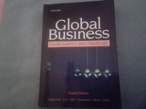 Global Business Environments and Strategies 4th edition Mni3701 unisa textbook