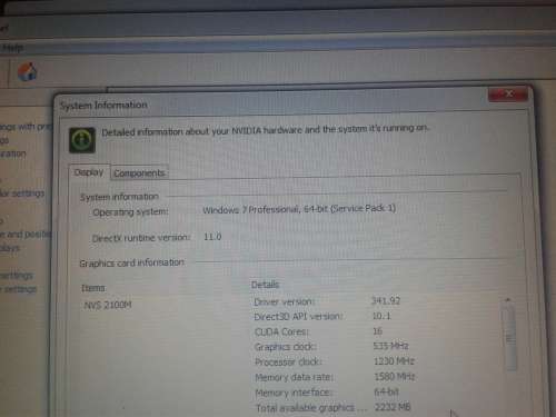 Pristine-ToshibaTecra i7- 640 M @3.50GHZ 500gb4gbram NvideaDedicated2.23GB CUDA+TurboCache Speed