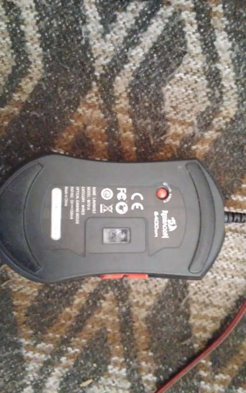 Mice Redragon Lavawolf 6400dpi Gaming Mouse  Black