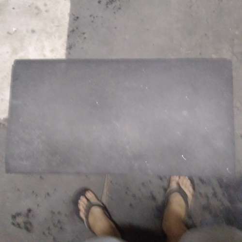 RUBBER MATTING 25mm/1 inch x 1 meter x 0.5 meter , More absorbant specifically made for gym