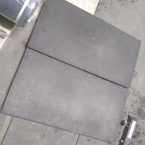 RUBBER MATTING 25mm/1 inch x 1 meter x 0.5 meter , More absorbant specifically made for gym