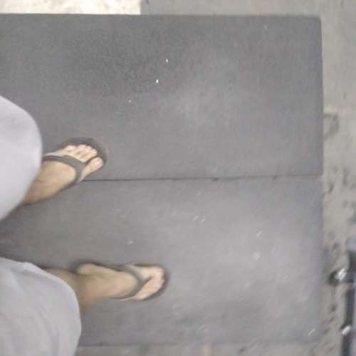 RUBBER MATTING 25mm/1 inch x 1 meter x 0.5 meter , More absorbant specifically made for gym