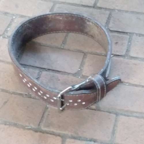 13mm leather Pioneer Powerlifting belt (Pioneer made hafthor bjornsons record deadlift 501kg belt)