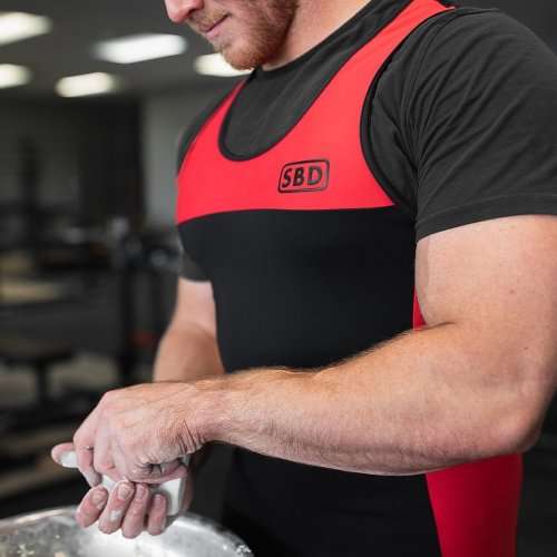 SBD POWERLIFTING SINGLET, NEVER WORN BEFORE, SIZE 2XL (only R30 shipping)