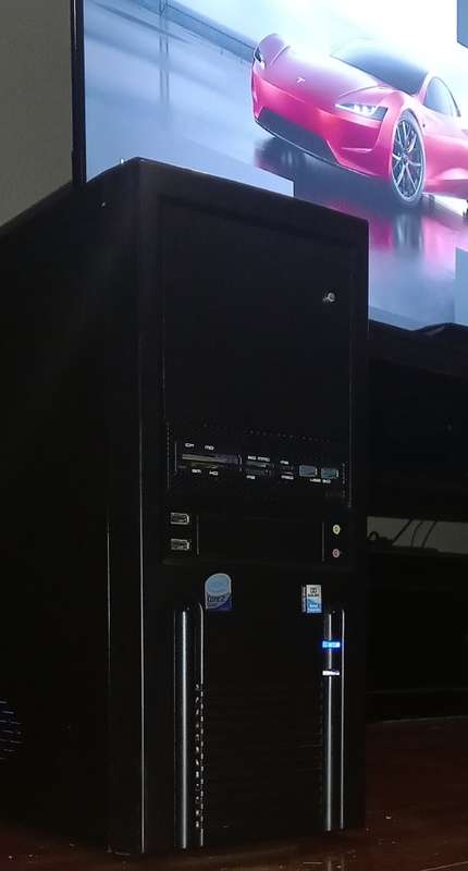 Large Desktop 4CORE CPU, GPU, SSD,  2TB HDD,WIFI, USB 3 Multi Card Reader Module, 500W PSU