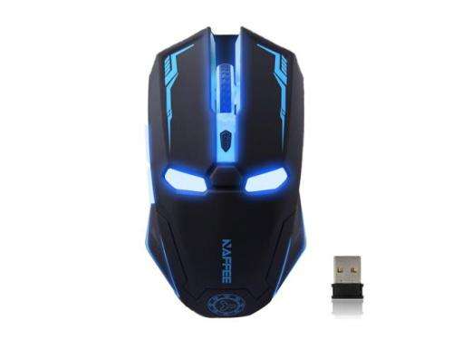 Naffee G5 Iron Man Wireless Mouse Black