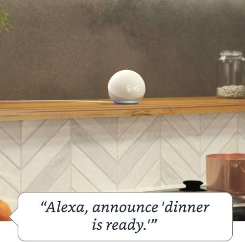 Echo Dot 4th Gen | Smart speaker with clock and Alexa