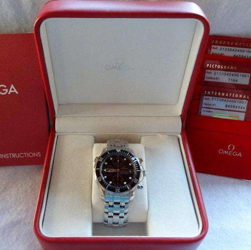 Omega Seamaster 300m Chronograph Mens Watch. Box, Cards, Instruction Book.