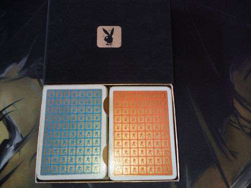 VINTAGE PLAYBOY PLAYING CARDS BRIDGE SET 2 DECKS