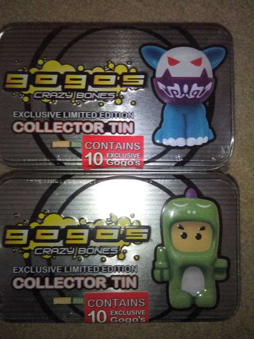 2*GoGo's Crazy Bones - Exclusive Limited Edition Collector's Tin