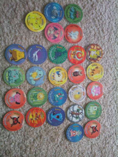 Pokemon Bundle (Tazos, Limited Edition Album & Pokemon Play it Disc)