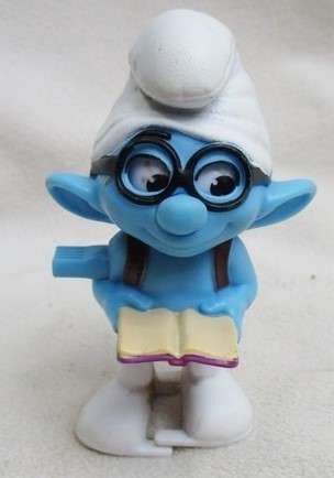 CUTE MCDONALDS SMURF - BOOK READER