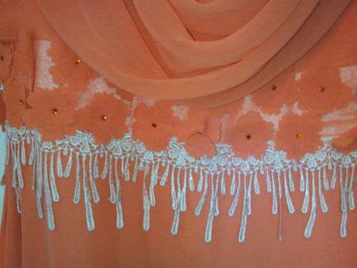 Spring Orange Formal/Evening Dress (Size: Small/ 32)