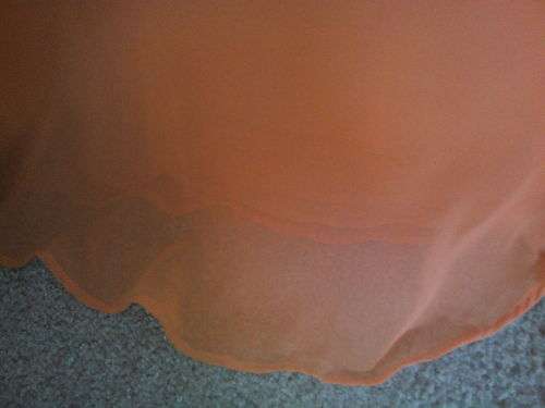 Spring Orange Formal/Evening Dress (Size: Small/ 32)