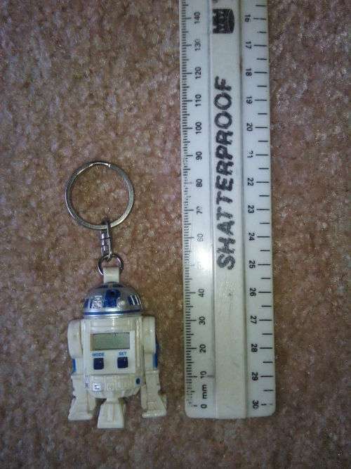 Vintage Star Wars - R2D2 Key Chain clock (not working)