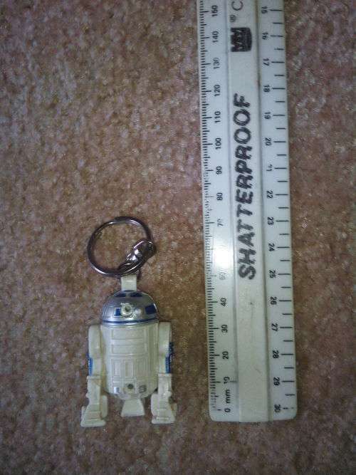 Vintage Star Wars - R2D2 Key Chain clock (not working)