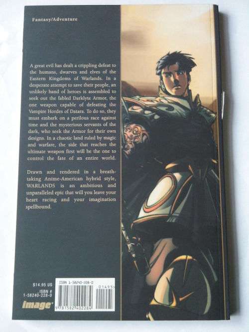 Warlands Darklyte by Pat Lee 2001 Comic Book Paperback