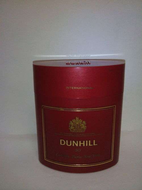 Vintage Red Dunhill Cigarette Holder (Includes Mills Cigarette Peter stuyvesant tins)