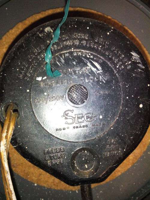 Vintage Electric Smiths Wall Mounted Clock (Rare, Tested & Working)