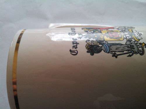 Zaalberg Potterij Parrow Mug with Spes Bona Cape Town Coat of Arms