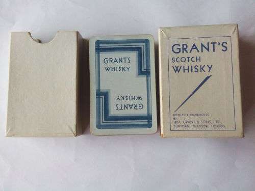 Vintage Grant's Scotch Whisky Playing Cards
