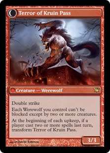 Magic the Gathering - 4x Kruin Outlaw | Terror of Kruin Pass