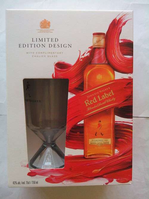 Johnnie Walker Red Label (Whiskey): Limited Edition With Chalice Glass