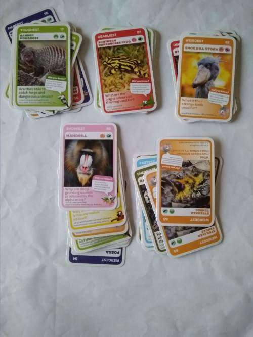 Pick n Pay Super Animals Cards (251 cards in total)