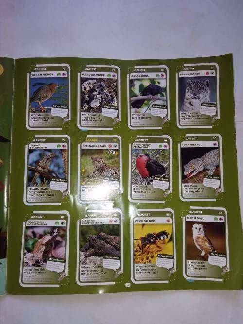 Pick n Pay Super Animals Series 1 Complete Set of 108 Cards + Album