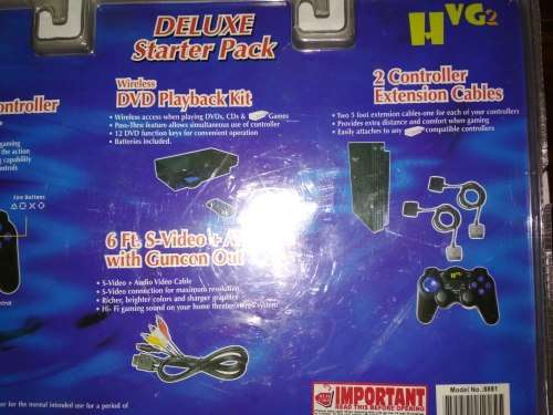 PS2 Accessories - DVD kit, Extension Cables & S-Video, AV & Guncon Cable