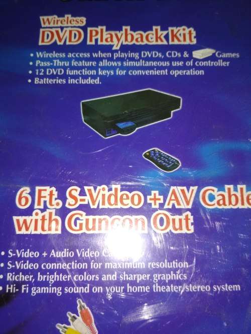PS2 Accessories - DVD kit, Extension Cables & S-Video, AV & Guncon Cable