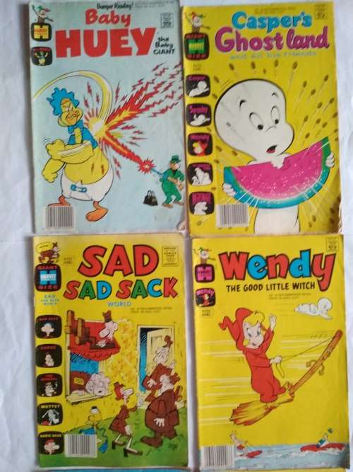 Classic Harvey Comics (Casper, Baby Huey, Wendy, Sad Sack, Spooky, Richie Rich, Audrey)