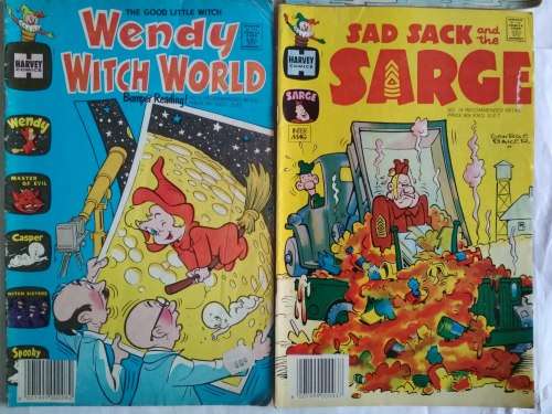 Classic Harvey Comics (Casper, Baby Huey, Wendy, Sad Sack, Spooky, Richie Rich, Audrey)