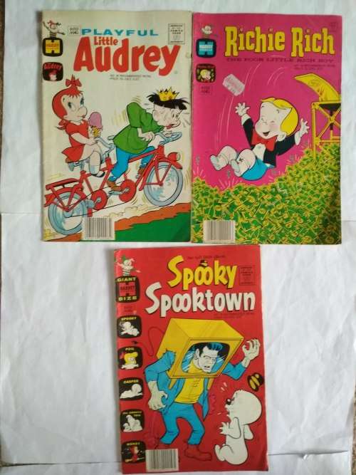 Classic Harvey Comics (Casper, Baby Huey, Wendy, Sad Sack, Spooky, Richie Rich, Audrey)